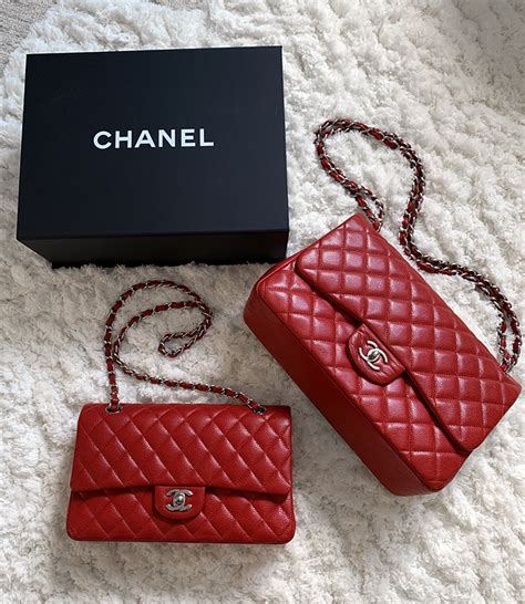 red chanel bag|red Chanel boyfriend bag.